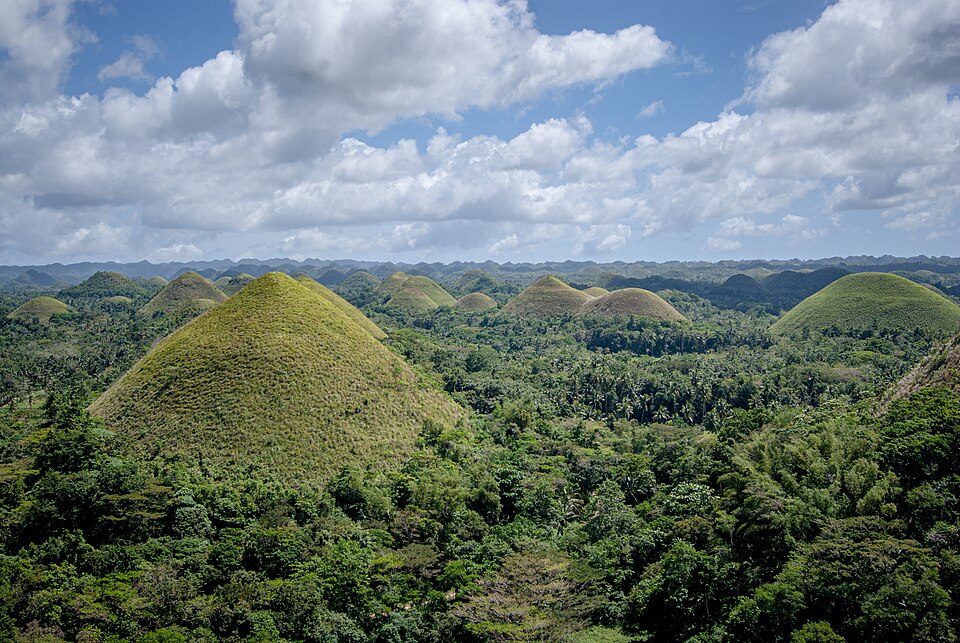 Chocolate Hills in Bohol, Philippines