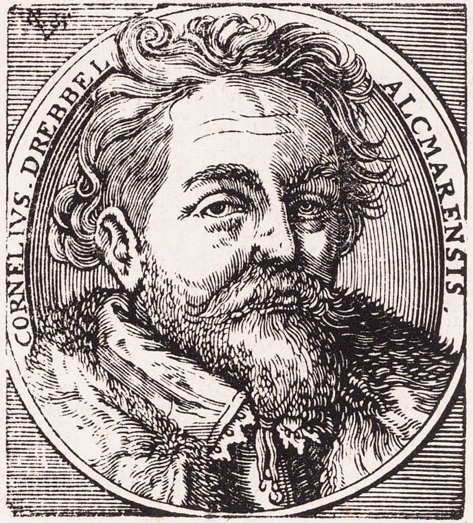 Cornelius Drebbel (1572-1633), Alcmariensis. Son of Jacob Jansz Dremmel en Hilgont Jans.