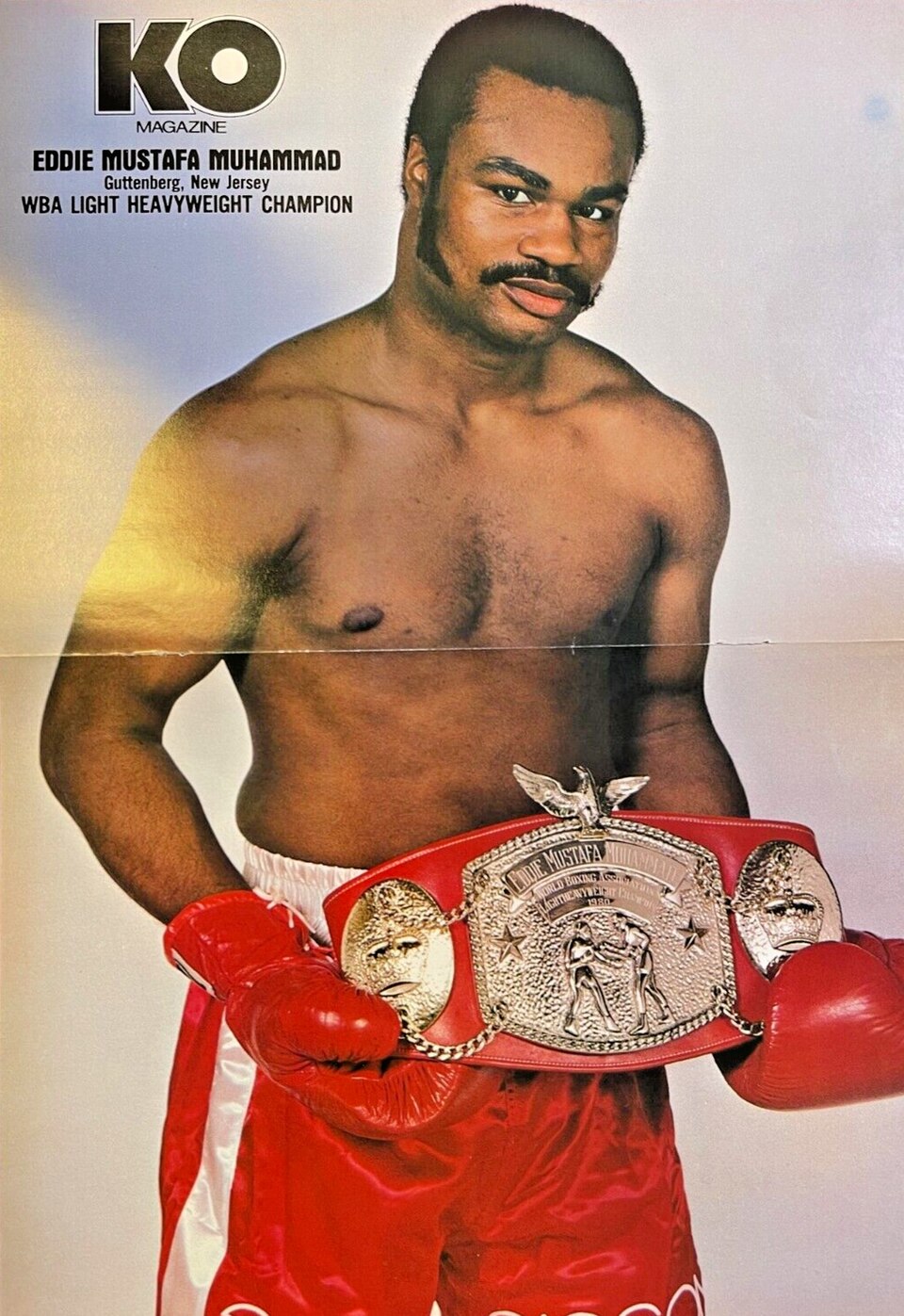 Eddie Mustafa Muhammad by Bill Apter in KO Magazine June 1981