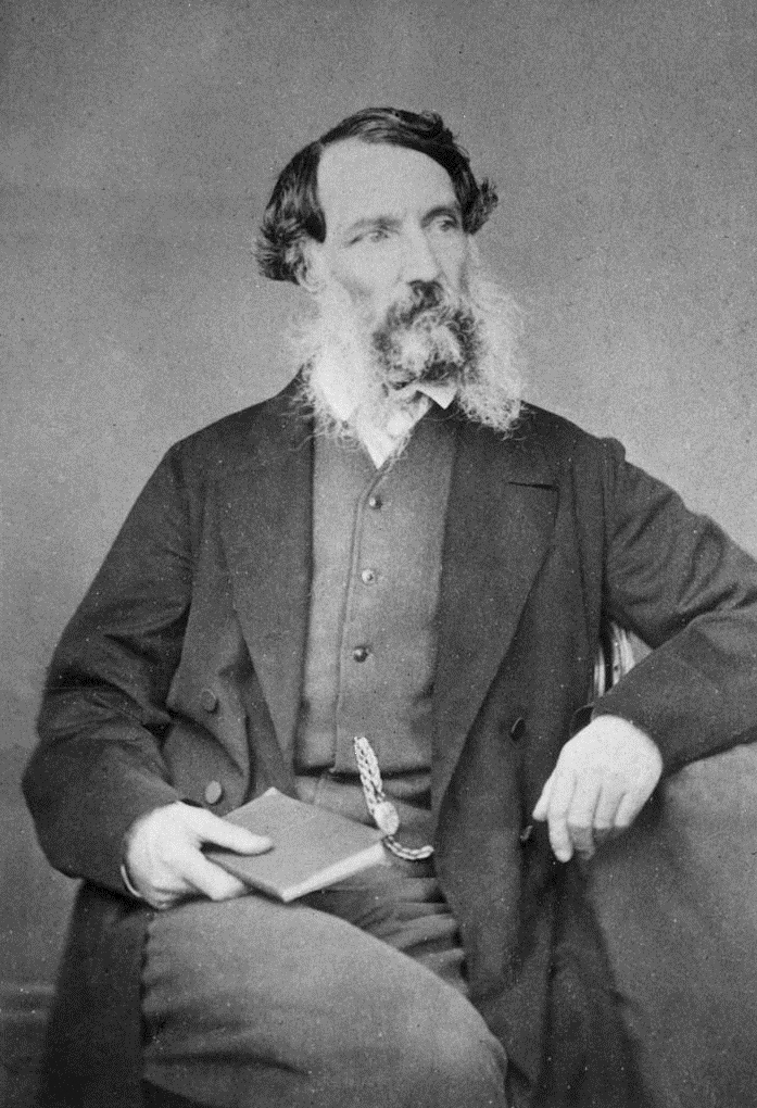 A carte-de-visite portrait of Edward John Eyre