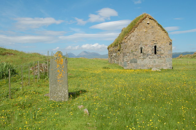 13th Century Christian Chapel, Eilean Mor, MacCormaig Isles. The chapel of St Cormac (Abban moccu Cormaic), believed to have been built in the early 13th…
