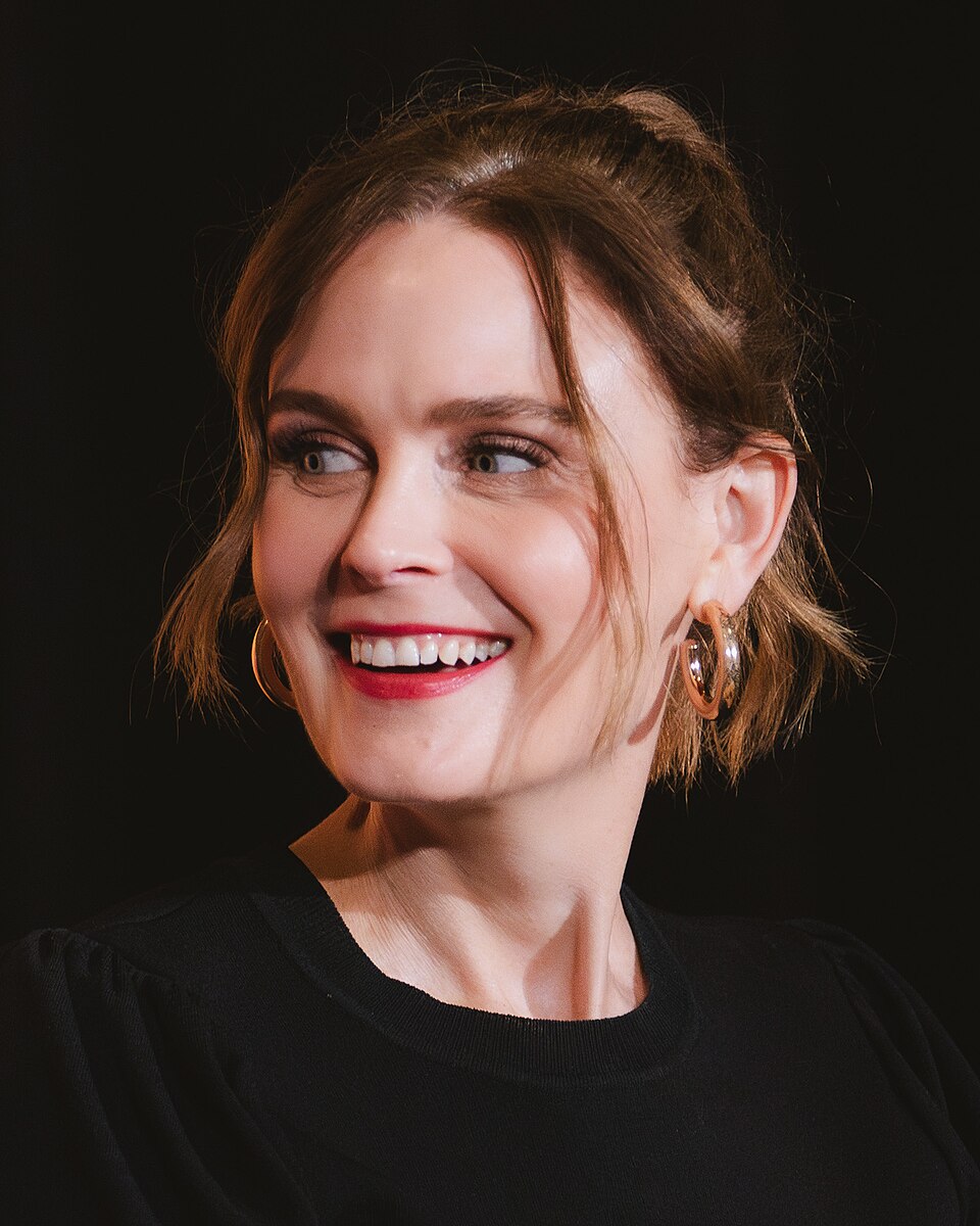 Emily Deschanel at the 20th anniversary panel for Bones at Televerse 2025 in Los Angeles, California.