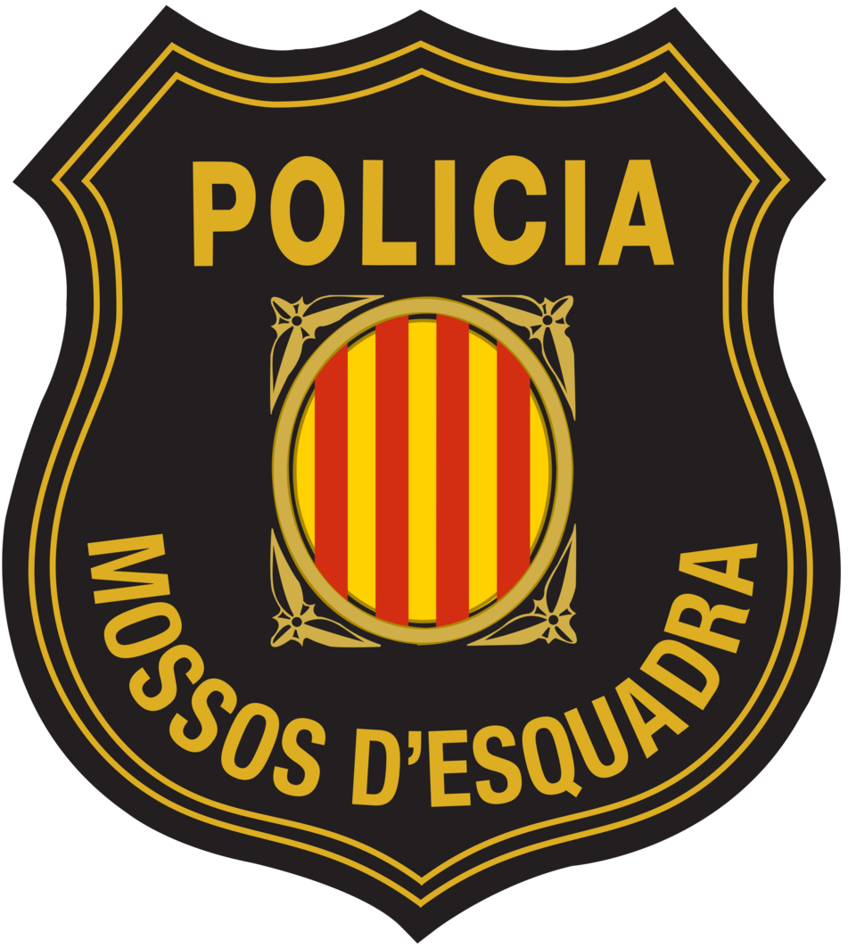 Escut oficial del cos de Mossos d'Esquadra. Treball propi.