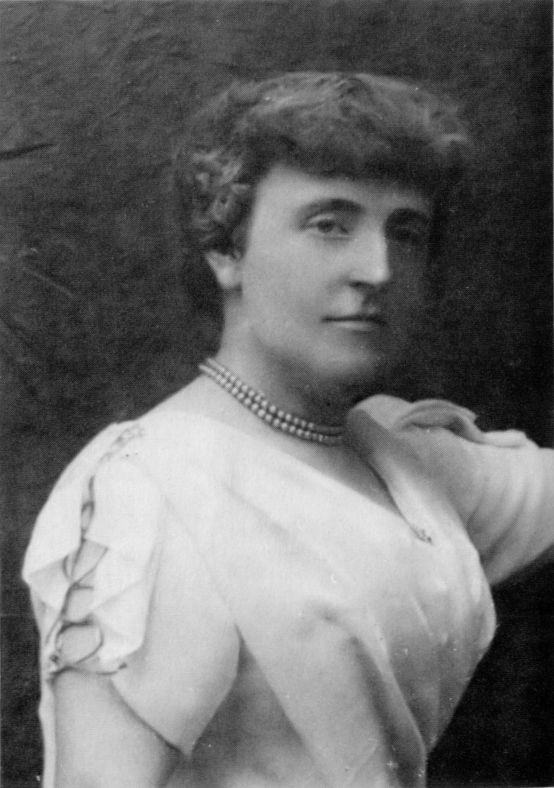 Frances Burnett , part of a photograph by Herbert Rose Barraud (1845-1896).