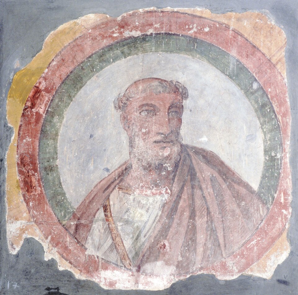 Fresco of Pope Callixtus I