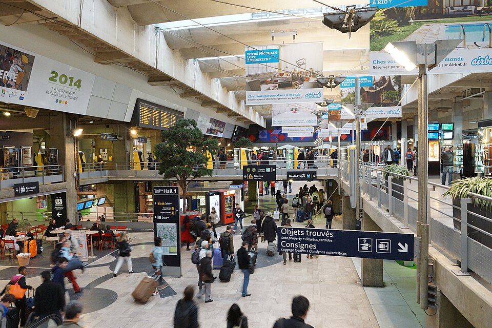Gare Montparnasse, Paris, France.