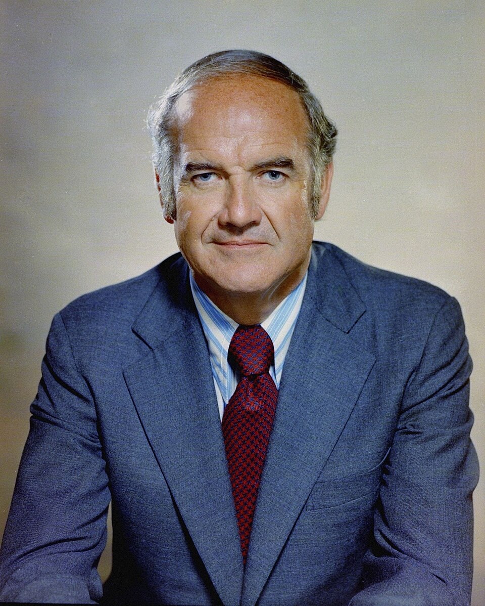Portrait of US Senator and 1972 Democratic Presidential candidate George McGovern (b.1922) taken in Washington DC, 1972.