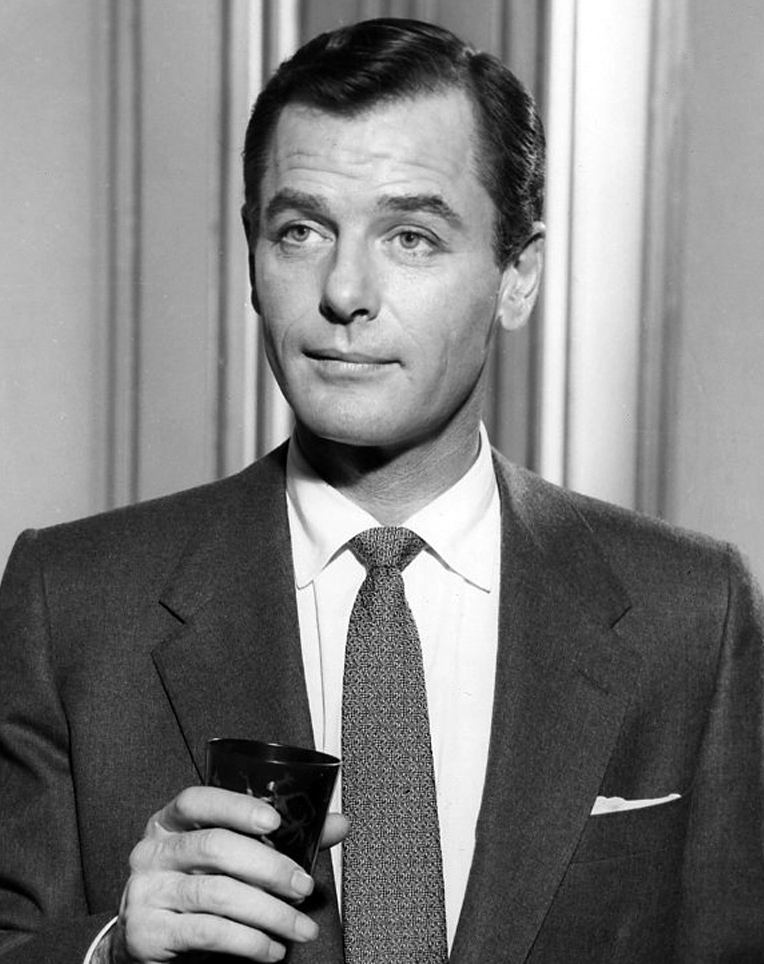 Publicity photo of Gig Young for Oh, Men! Oh, Women!