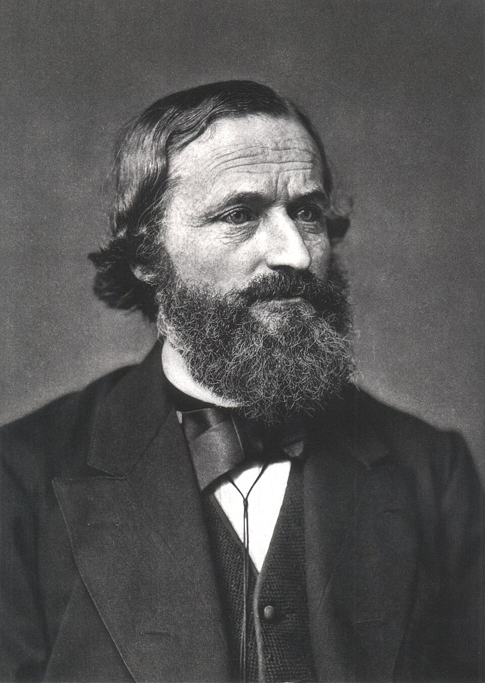 Gustav Robert Kirchhoff (1824-1887), prussian physicist .