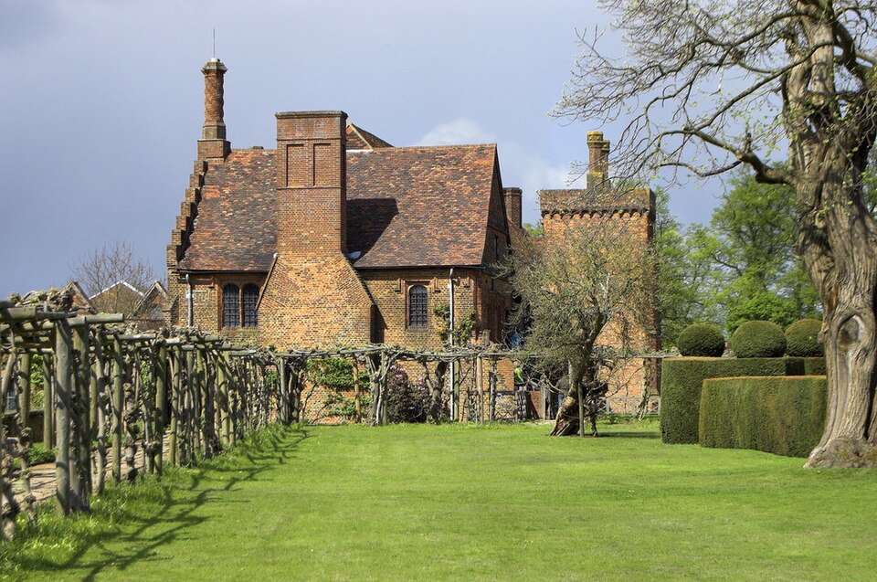Hatfield House: the Old Palace, near to Hatfield, Hertfordshire, Great Britain. View of south face.