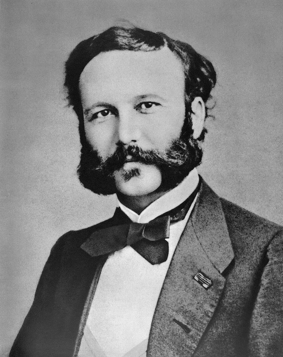 Henry Dunant (1828–1910), Swiss philanthropist and co-founder of the International Committee of the Red Cross; Nobel Peace Prize laureate 1901