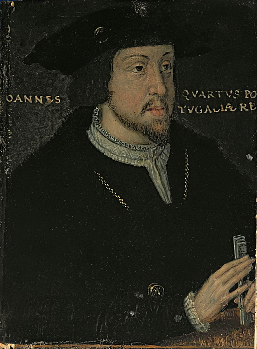 Supposed portrait of King John II of Portugal (identified in inscription as " Ioannes Quartus ", as he was the fourth king of the Aviz Dynasty) [source says…