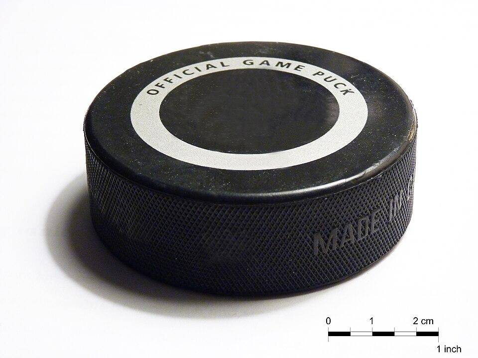 Official Ice hockey puck.