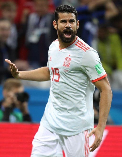 Iran and Spain match at the FIFA World Cup 2018