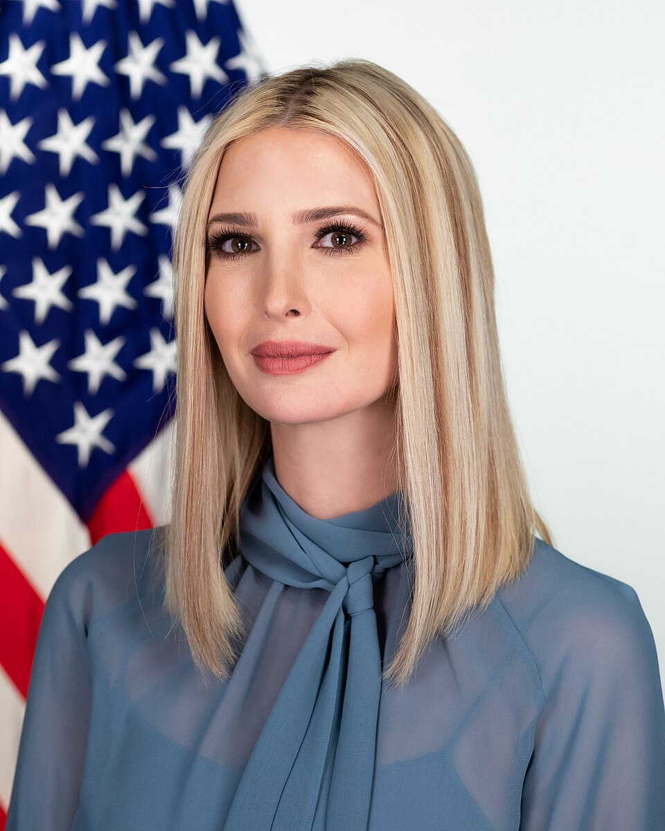 Ivanka Trump has an updated official portrait taken in the Eisenhower Executive Office Building of the White House Wednesday, Feb. 12, 2020.