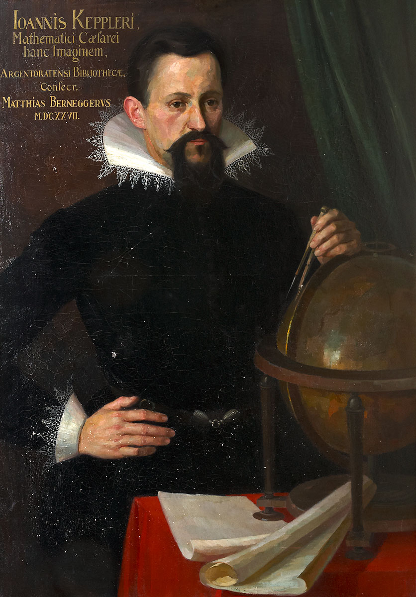 Portrait of Johannes Kepler.