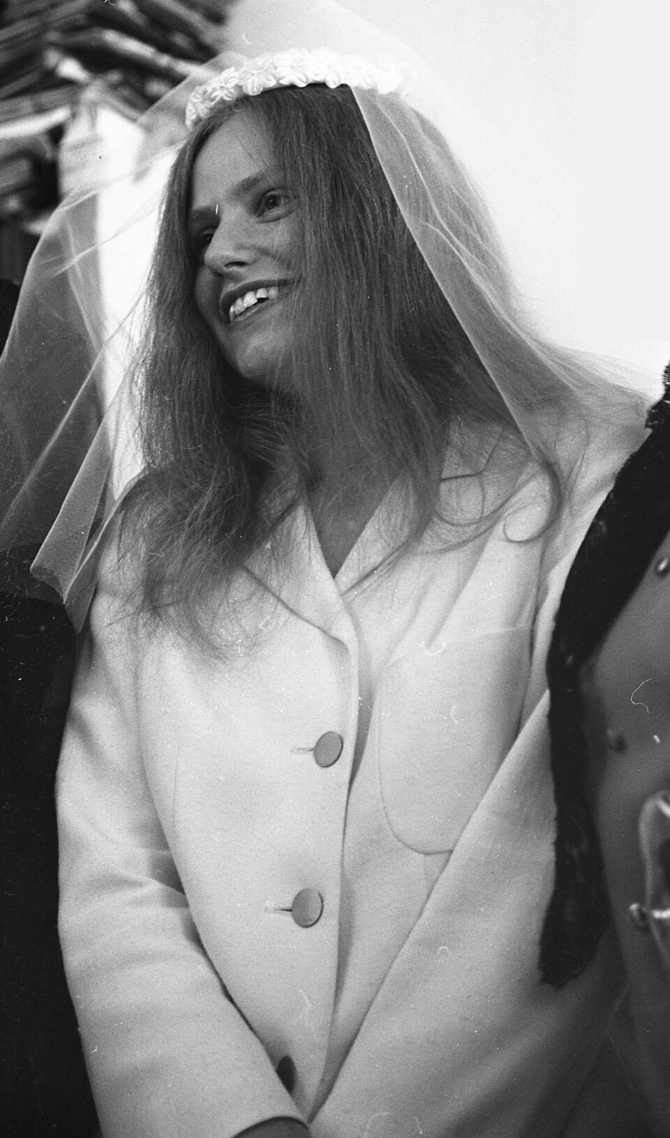 Violoncelist Jacqueline Dupré during her wedding