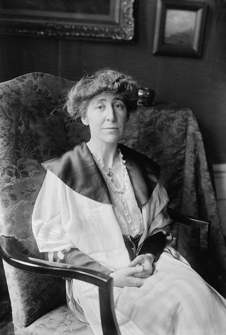 Jeannette Pickering Rankin (1880-1973), a member of the United States House of Representatives who was elected in 1916 as the first woman to serve in the…