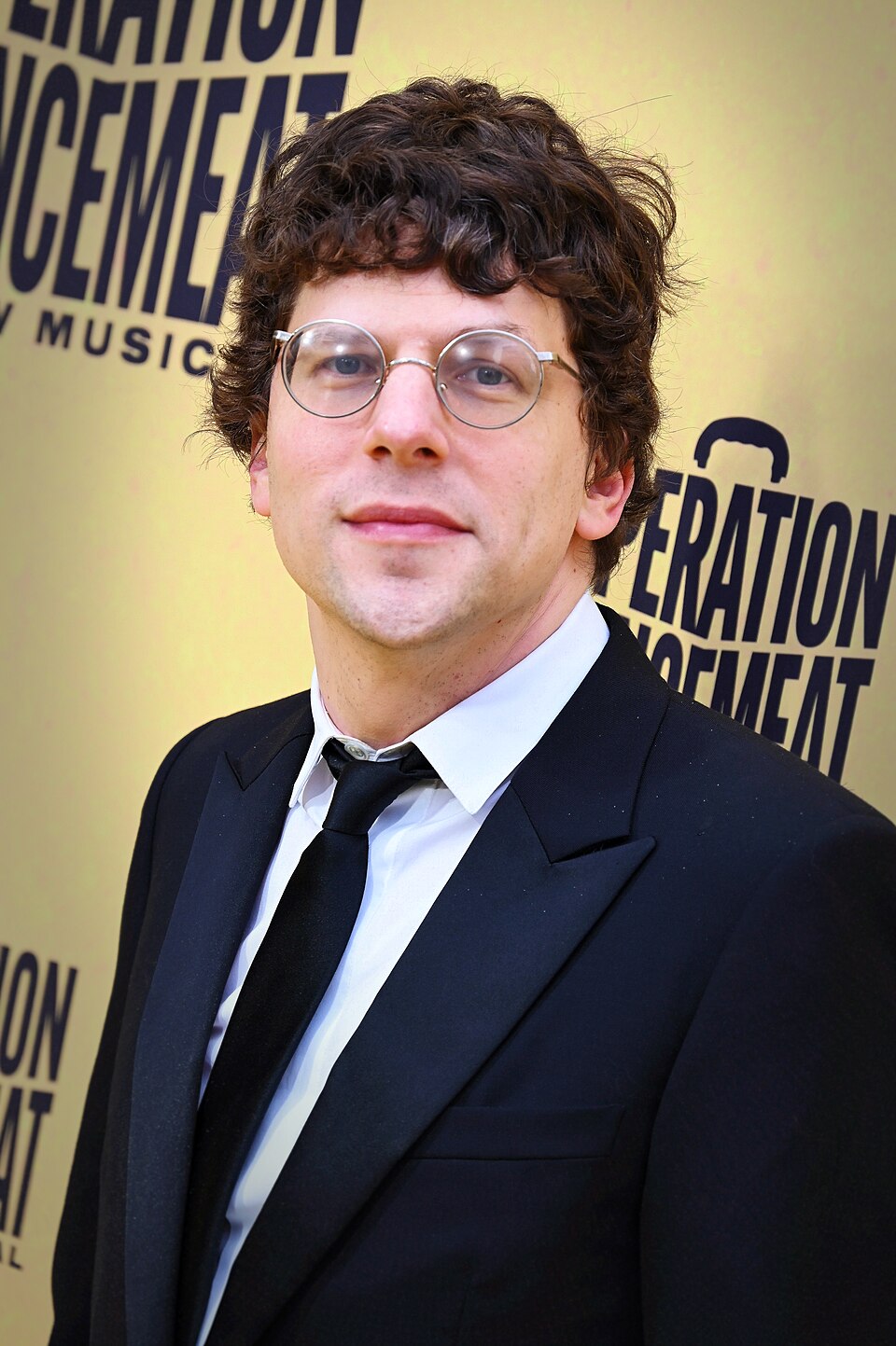 Jesse Eisenberg at the Broadway opening of "Operation Mincemeat," 2025