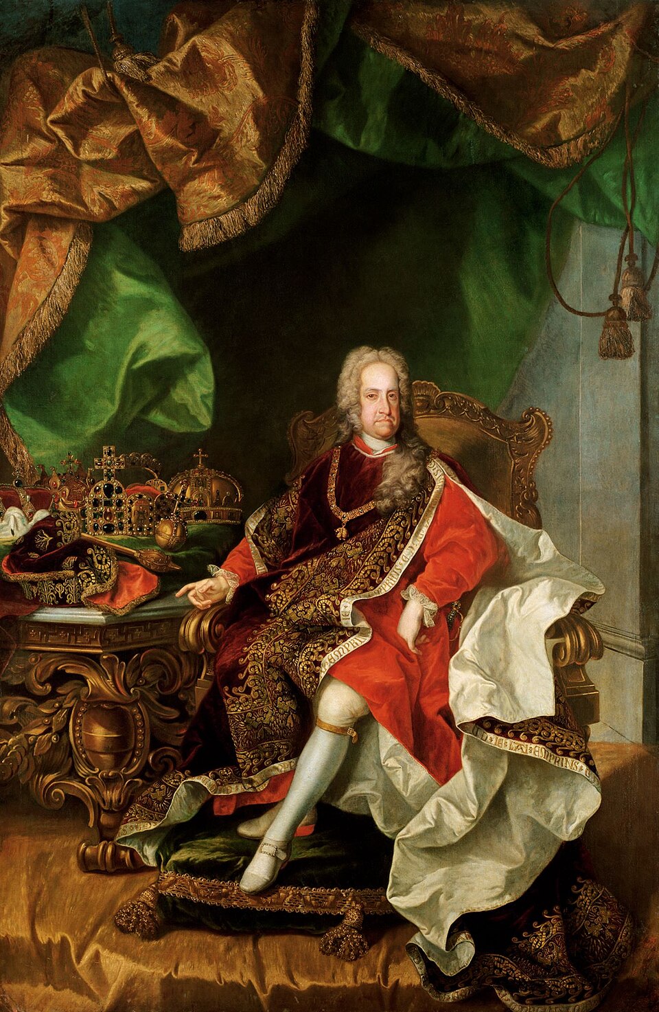 Kaiser Karl VI. (1685-1740) im Vliesornat. Wien