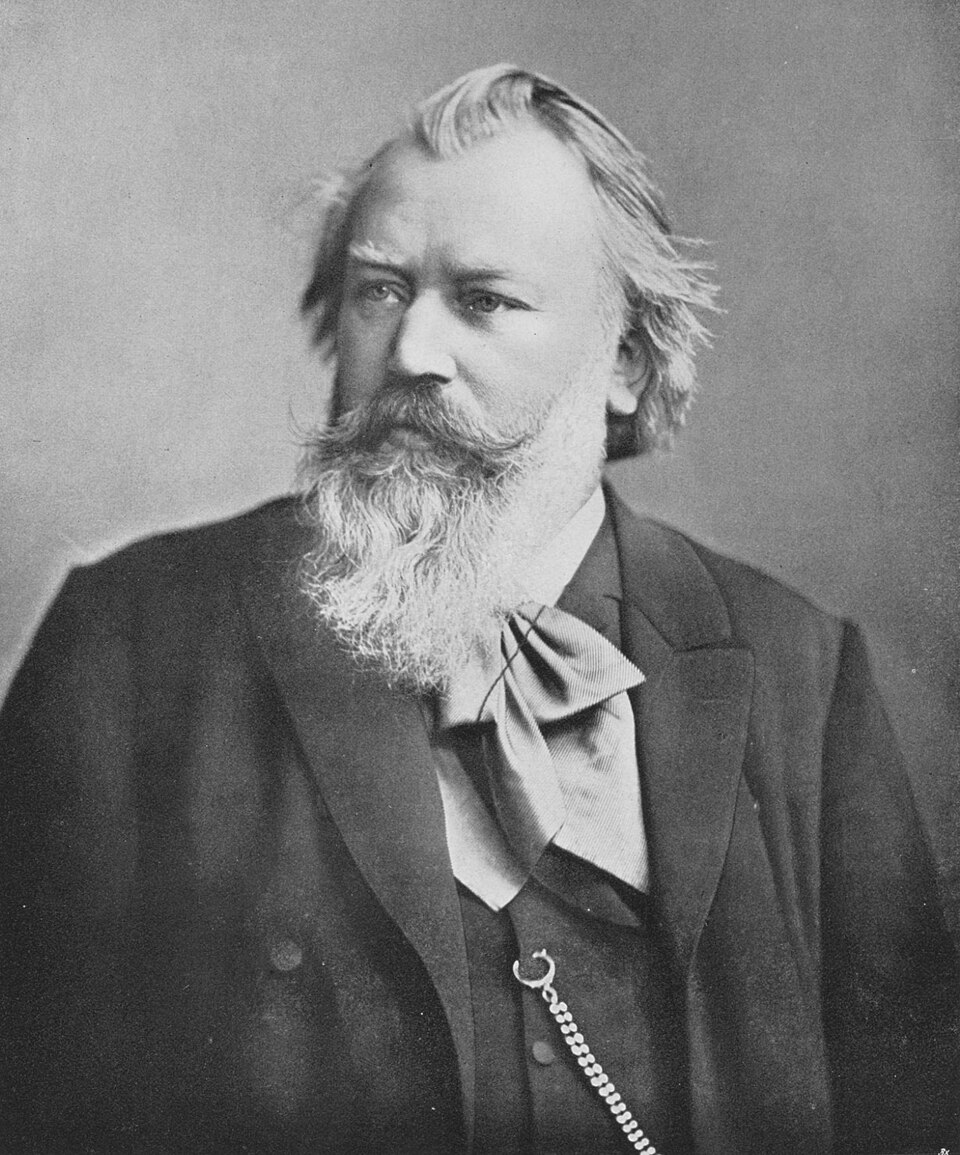 Portrait of Johannes Brahms (1833-1897)