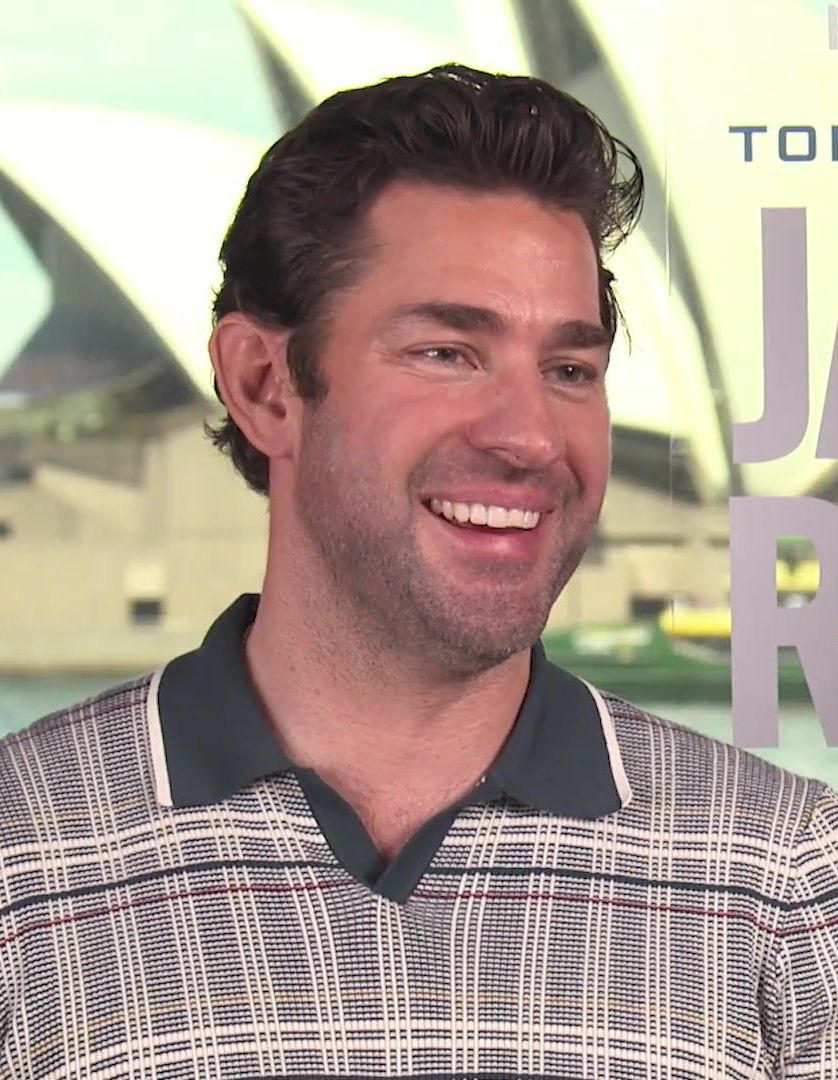Actor John Krasinski in Sydney promoting season three of Jack Ryan in December 2022, cropped photo