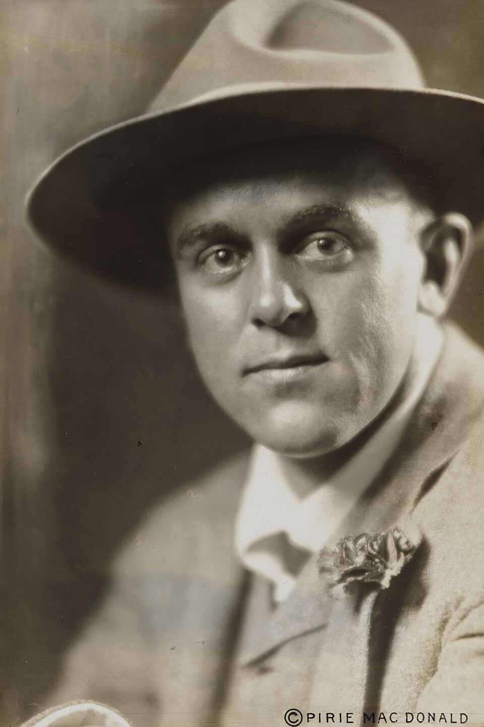 John Silas Reed by Pirie MacDonald, c. 1916, gelatin silver print, from the National Portrait Gallery which has explicitly released this digital image under…