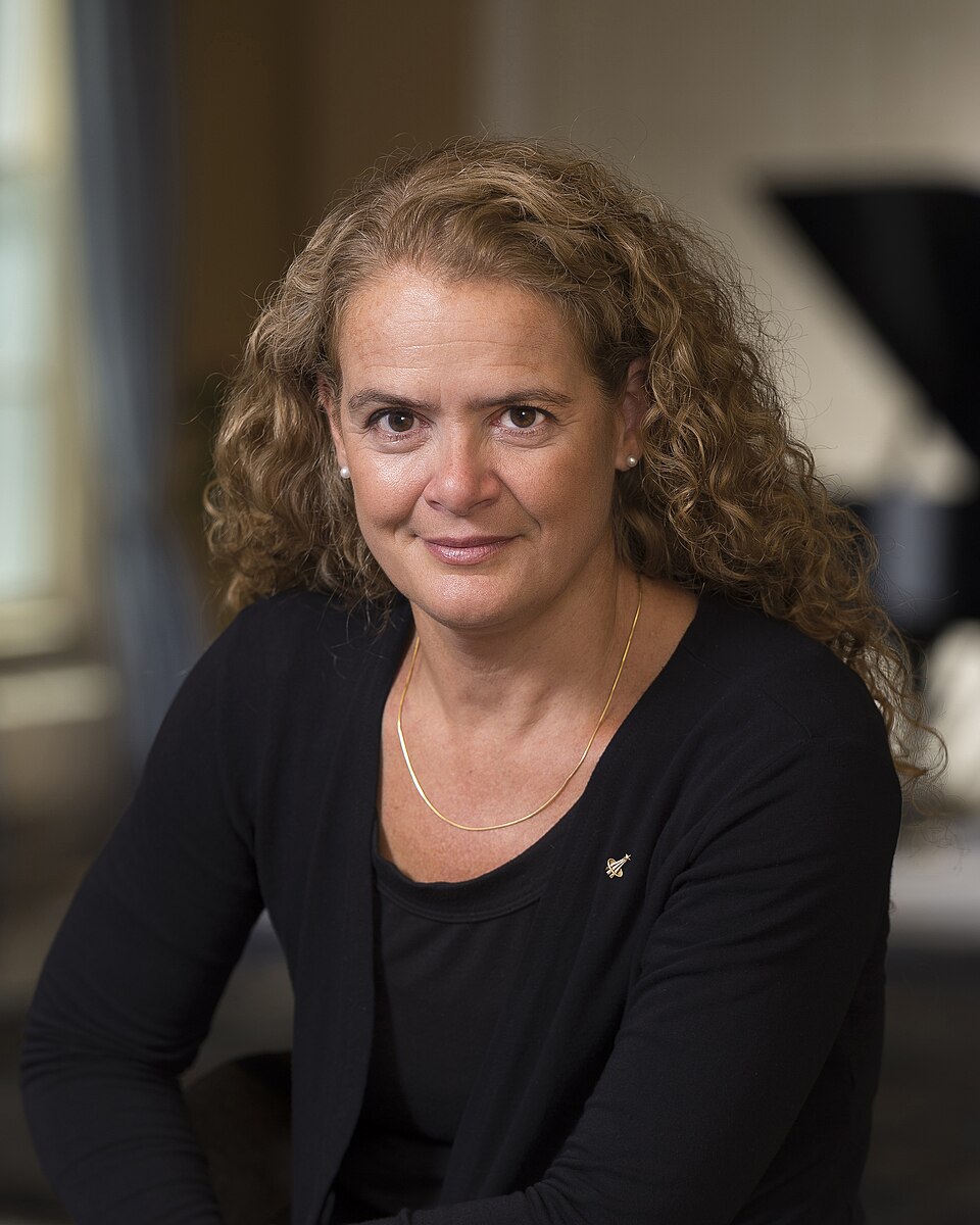 Julie Payette in 2017 at Rideau Hall .
