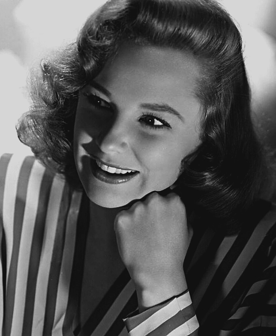 Studio publicity photo of June Allyson for film Music for Millions (1944). See also: film still article.