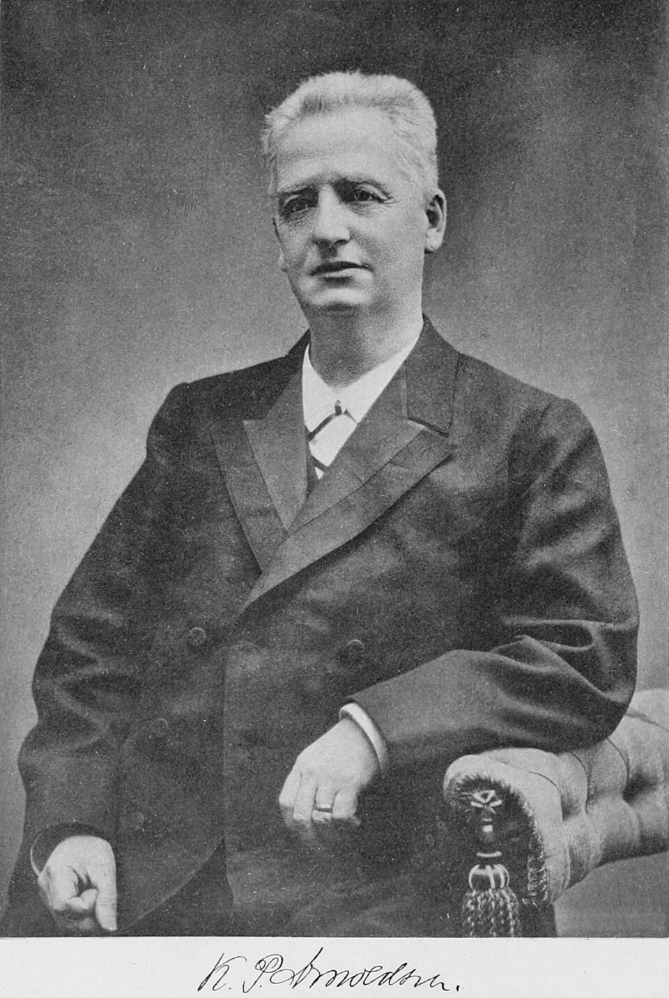 Klas Pontus Arnoldson (October 27, 1844-February 20, 1916)