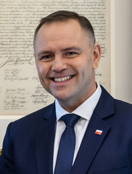 President Donald Trump hosts a bilateral meeting with Polish President Karol Nawrocki, Wednesday, September 3, 2025, in the Oval Office. (Official White…
