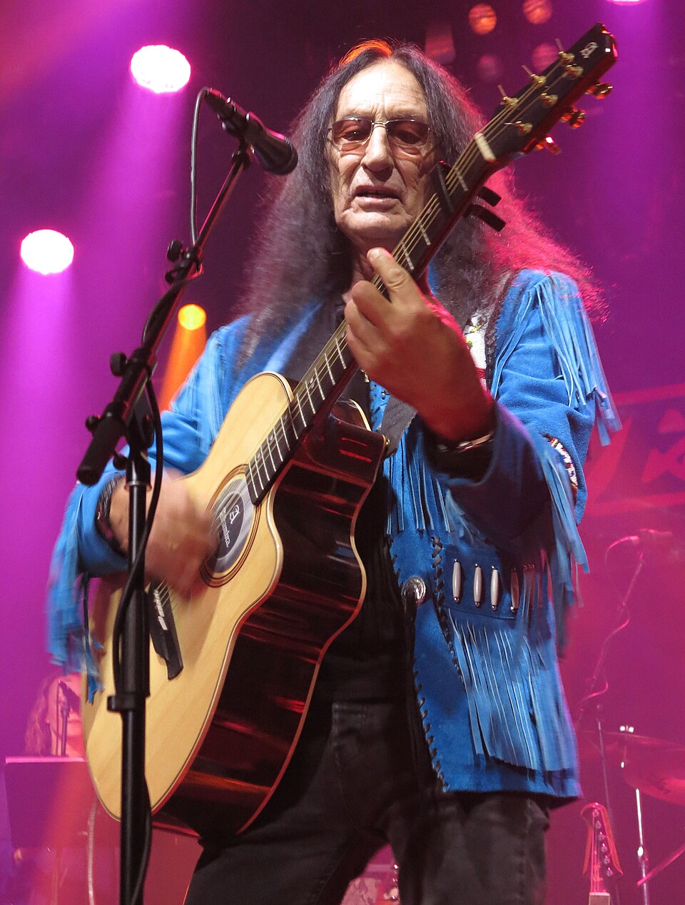 Ken Hensley Tavastia-klubilla vuonna 2019.