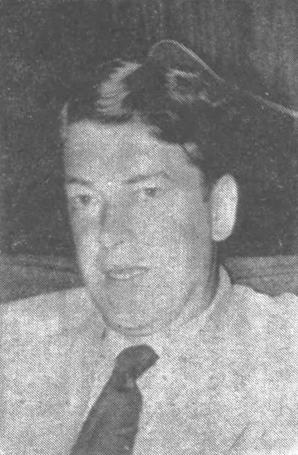 Photo of Kingsley Amis in the Princeton Daily Princetonian