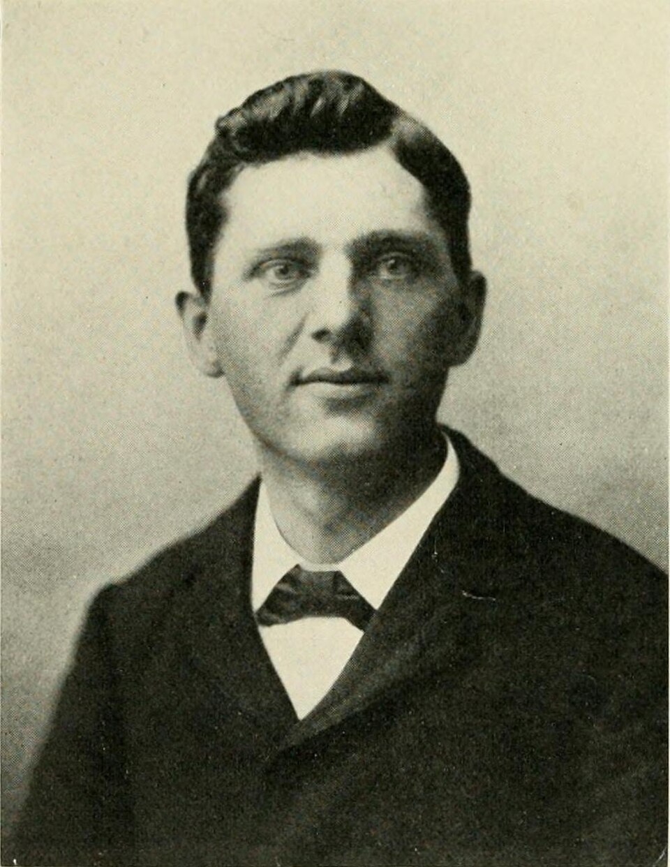 Portrait of Leon F. Czolgosz. It was found in his bag that he took to West Seneca, New York then to Buffalo.