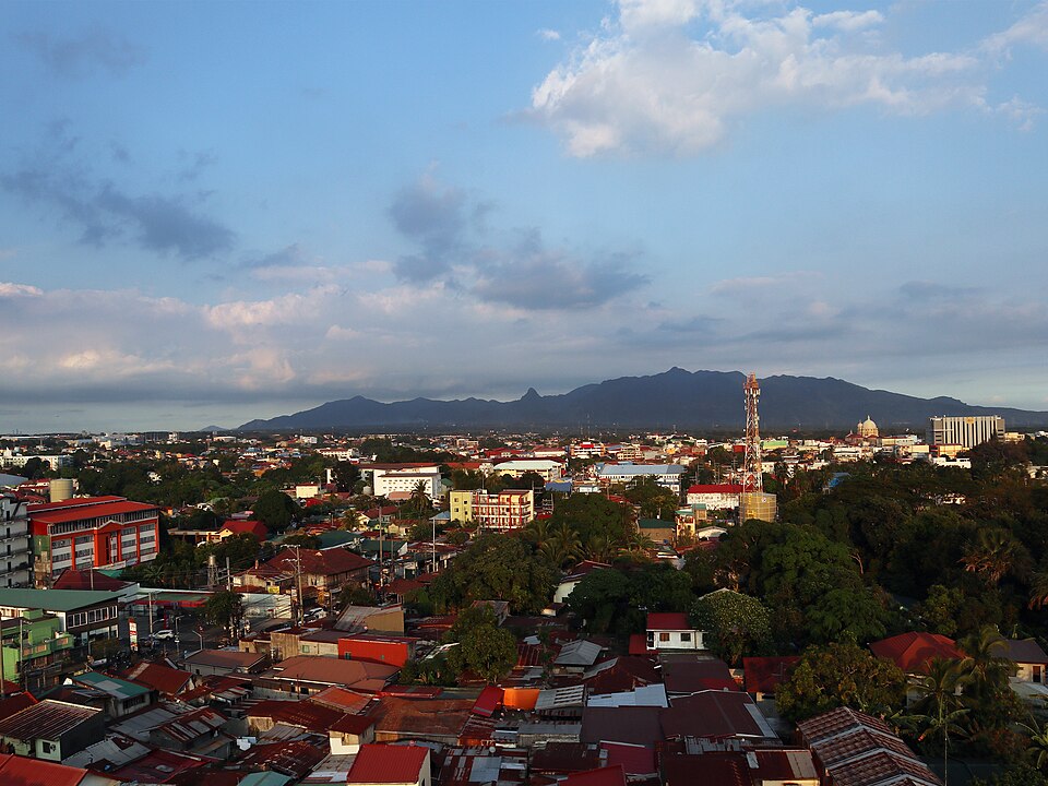 Lipa City skyline view from Mataas na Lupa