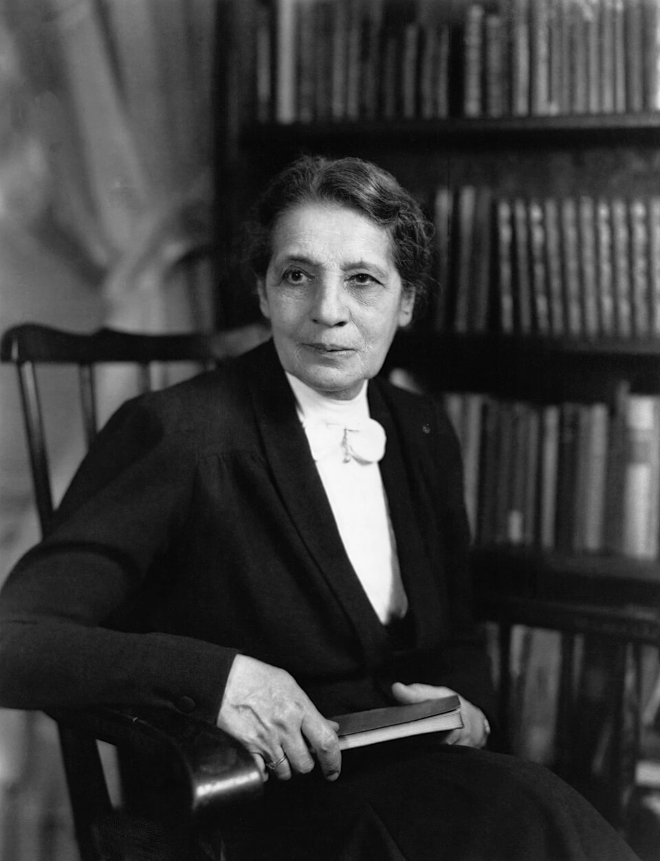 Dr. Lise Meitner, Austrian physicist, three-quarter length portrait