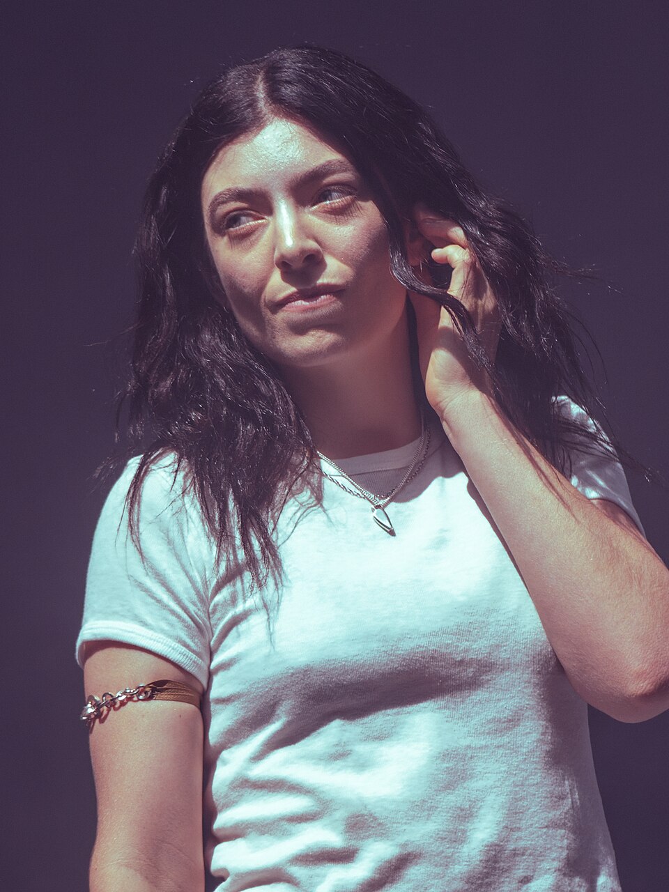 Lorde at the Glastonbury Festival 2025