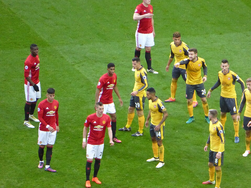 Manchester United v Arsenal (1-1), Premier League, Old Trafford, Manchester, Greater Manchester, England, 19 November 2016