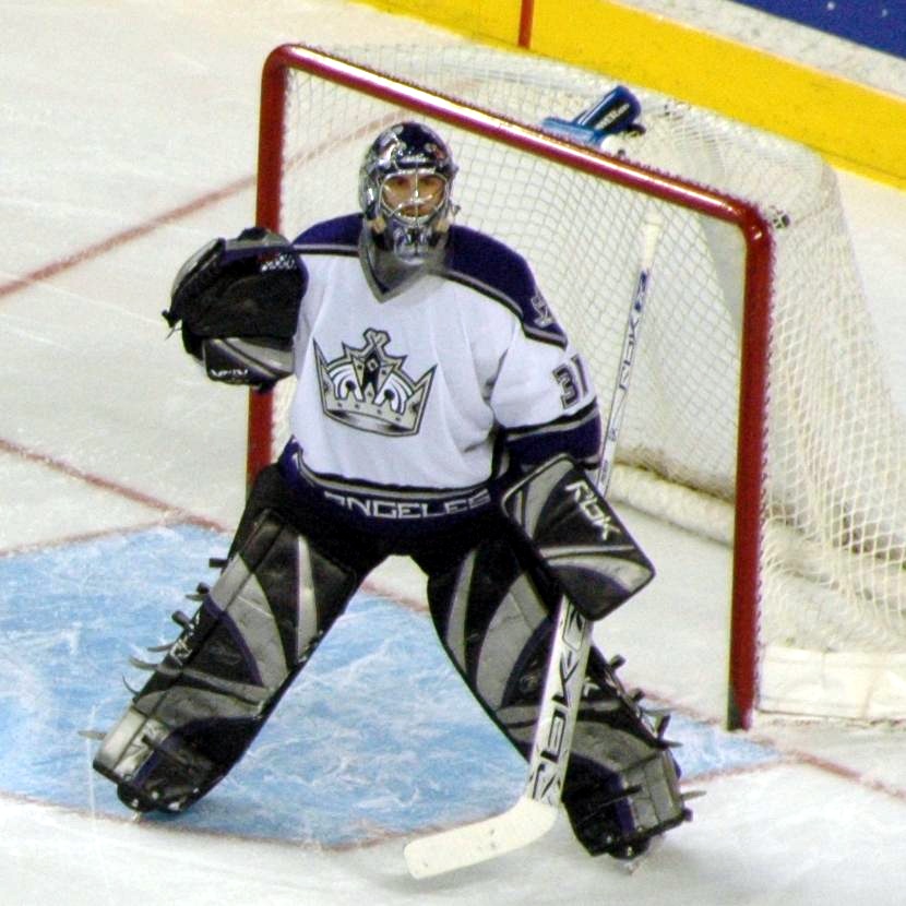 Mathieu Garon of the Los Angeles Kings, December 21, 2005