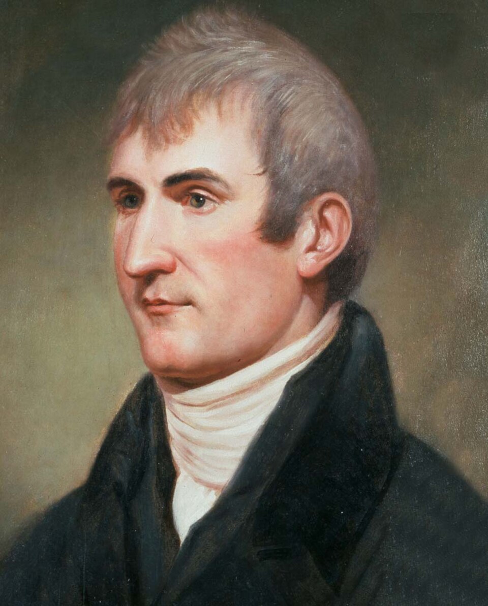 Portrait of Meriwether Lewis.