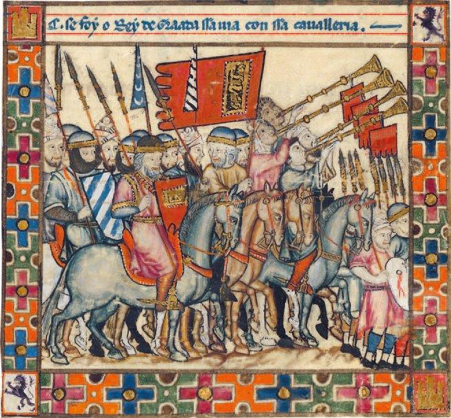 Depiction of Moors in Iberia.