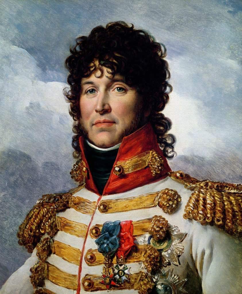 Fragment of portrait of Joachim Murat , Prince d’Empire, Grand Duke of Clèves and of Berg, King of Naples under the name of Napoleon in 1808 (1767-1815),…