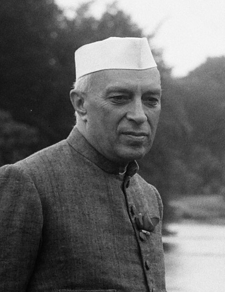 Jawaharlal Nehru in the Netherlands, 1957.