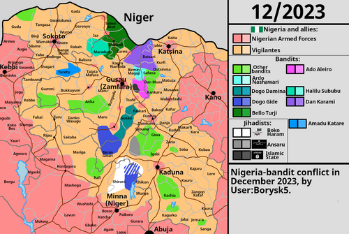 Nigeria–bandit conflict, December 2023