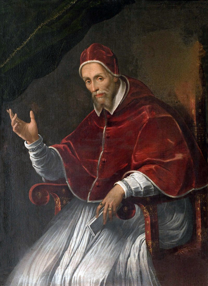Portrait of Pope Gregory XIV (1535-1591), misidentified with Pope Urban VII (1521-1590). Identification based on the comparison with a portrait of Gregory…