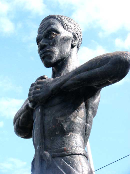 Paul Bogle statue, Morant Bay, Jamaiaca
