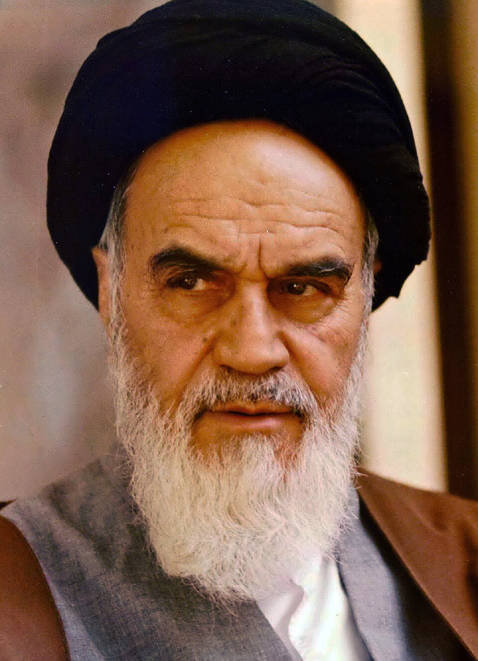 Portrait of Ruhollah Khomeini By Ali Kaveh