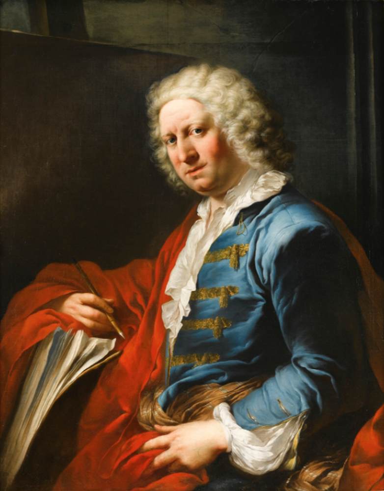 Portrait of the painter Giovanni Paolo Pannini by Louis-Gabriel Blanchet