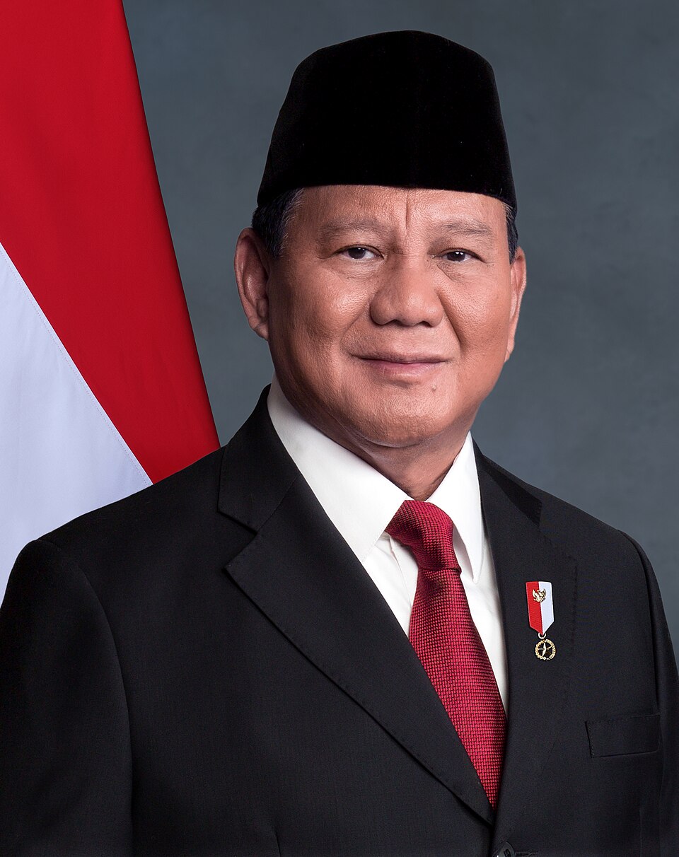 President Prabowo Subianto 2024 official portrait