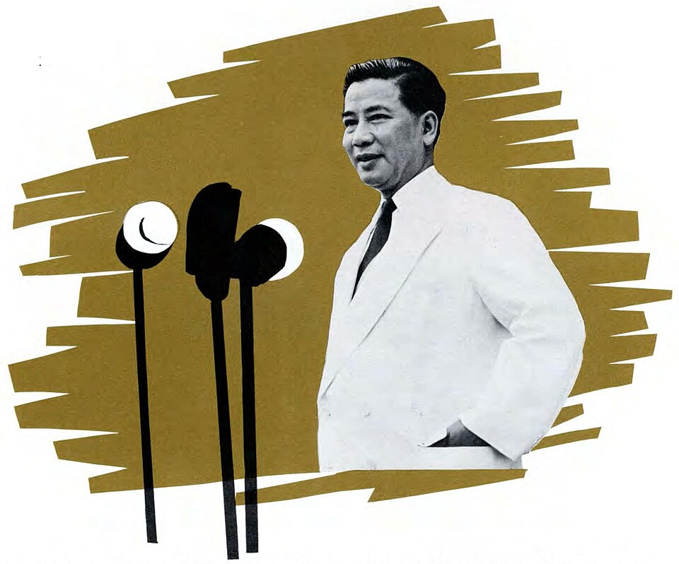 President Ngo Dinh Diem proclaims the establishment of the Republic of Viet-Nam, 26 October, 1955.
